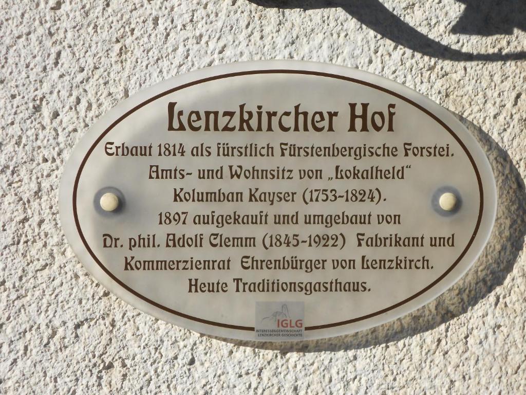 Lenzkircher Hof Esterno foto